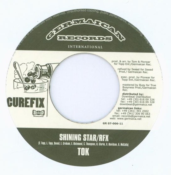 Shining Star - TOK (7 Inch) on Germaican Records | Buyreggae