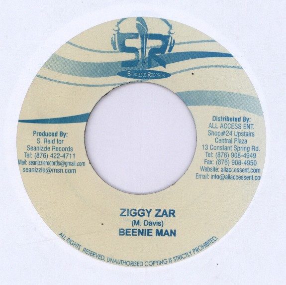 ZIGGY ZAR BEENIE MAN レコード 7インチ - 洋楽