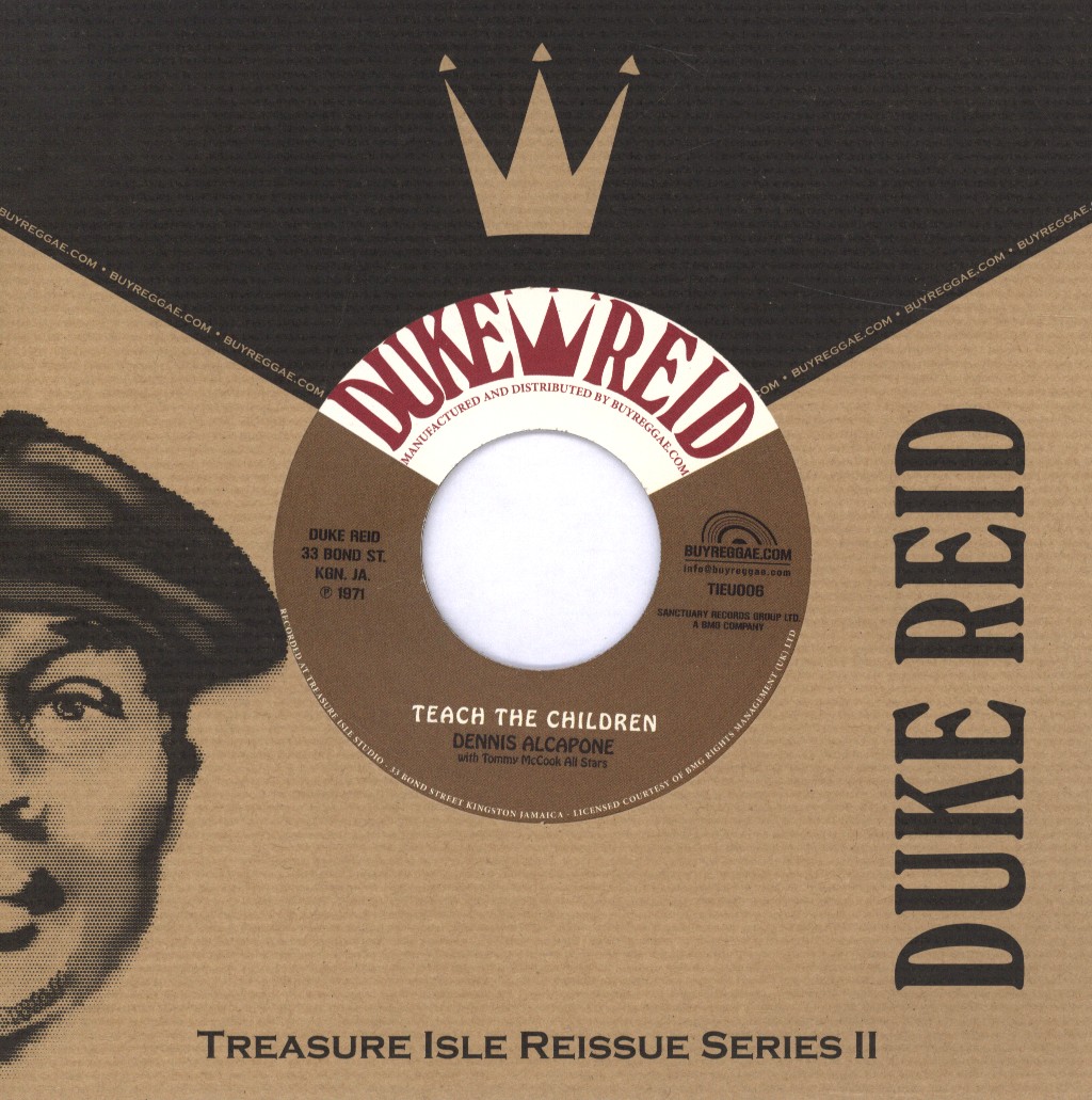 Teach The Children - Tommy McCook Allstars, Dennis Alcapone (7 Inch) on Duke  Records / Buyreggae | Buyreggae